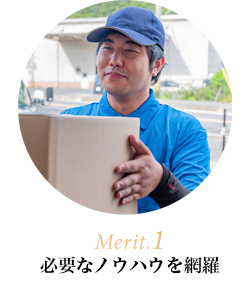 Merit.1 満足できる仕事量！